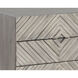 Noemi 32 X 24 inch Light Grey / Black Night Stand